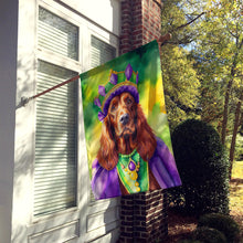 Load image into Gallery viewer, Irish Setter King of Mardi Gras House Flag