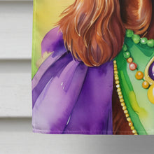 Load image into Gallery viewer, Irish Setter King of Mardi Gras House Flag