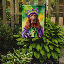 Load image into Gallery viewer, Irish Setter King of Mardi Gras Garden Flag - Vibrant Dog-Themed Yard Decor by Caroline's Treasures
