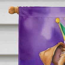 Load image into Gallery viewer, Irish Terrier King of Mardi Gras House Flag