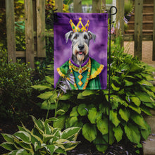 Load image into Gallery viewer, Irish Wolfhound King of Mardi Gras Garden Flag - Vibrant Dog-Themed Yard Decor by Caroline's Treasures