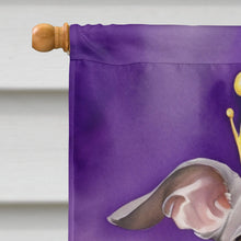 Load image into Gallery viewer, Italian Greyhound King of Mardi Gras House Flag