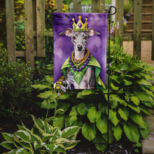 Load image into Gallery viewer, Italian Greyhound King of Mardi Gras Garden Flag - Vibrant Dog-Themed Yard Decor by Caroline's Treasures