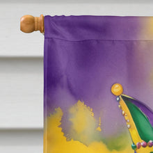 Load image into Gallery viewer, Jack Russell Terrier King of Mardi Gras House Flag