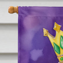 Load image into Gallery viewer, Komondor King of Mardi Gras House Flag