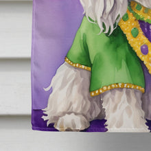 Load image into Gallery viewer, Komondor King of Mardi Gras House Flag