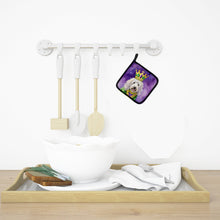 Load image into Gallery viewer, Komondor King of Mardi Gras Pot Holders - Set of 2 Decorative Kitchen Helpers | Made in the USA