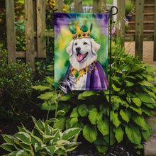 Load image into Gallery viewer, Kuvasz King of Mardi Gras Garden Flag - Vibrant Dog-Themed Yard Decor by Caroline's Treasures