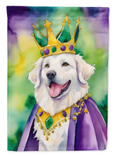 Load image into Gallery viewer, Kuvasz King of Mardi Gras Garden Flag - Vibrant Dog-Themed Yard Decor by Caroline's Treasures