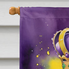 Load image into Gallery viewer, Labrador Retriever King of Mardi Gras House Flag