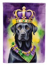 Load image into Gallery viewer, Labrador Retriever King of Mardi Gras House Flag