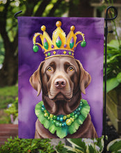 Load image into Gallery viewer, Labrador Retriever King of Mardi Gras Garden Flag - Vibrant Dog-Themed Yard Decor by Caroline's Treasures