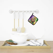 Load image into Gallery viewer, Labradoodle King of Mardi Gras Pot Holders - Set of 2 Decorative Kitchen Helpers | Made in the USA