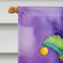 Load image into Gallery viewer, Labradoodle King of Mardi Gras House Flag