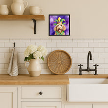 Load image into Gallery viewer, Labradoodle King of Mardi Gras Framed Metal Print