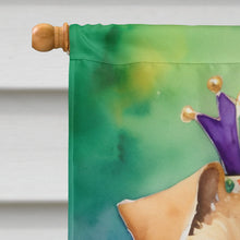 Load image into Gallery viewer, Lakeland Terrier King of Mardi Gras House Flag