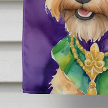Load image into Gallery viewer, Lakeland Terrier King of Mardi Gras House Flag