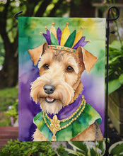Load image into Gallery viewer, Lakeland Terrier King of Mardi Gras Garden Flag - Vibrant Dog-Themed Yard Decor by Caroline's Treasures