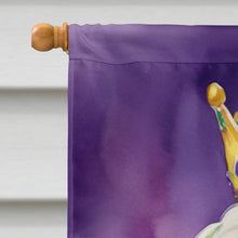 Load image into Gallery viewer, Lhasa Apso King of Mardi Gras House Flag