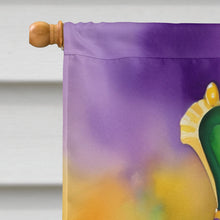 Load image into Gallery viewer, Maltipoo King of Mardi Gras House Flag