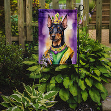 Load image into Gallery viewer, Manchester Terrier King of Mardi Gras Garden Flag - Vibrant Dog-Themed Yard Decor by Caroline's Treasures