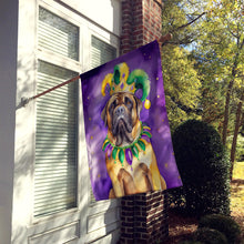 Load image into Gallery viewer, Mastiff King of Mardi Gras House Flag