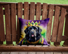 Load image into Gallery viewer, Newfoundland King of Mardi Gras Throw Pillow - 14x14 Decorative Pillow – Art for Your Home &amp; Patio