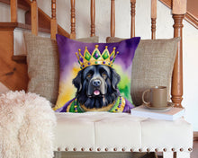 Load image into Gallery viewer, Newfoundland King of Mardi Gras Throw Pillow - 14x14 Decorative Pillow – Art for Your Home &amp; Patio