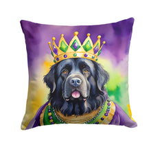 Load image into Gallery viewer, Newfoundland King of Mardi Gras Throw Pillow - 14x14 Decorative Pillow – Art for Your Home &amp; Patio