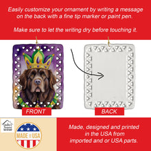 Load image into Gallery viewer, Newfoundland King of Mardi Gras Porcelain Ornament