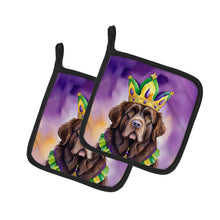 Load image into Gallery viewer, Newfoundland King of Mardi Gras Pot Holders - Set of 2 Decorative Kitchen Helpers | Made in the USA