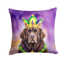 Load image into Gallery viewer, Newfoundland King of Mardi Gras Throw Pillow - 14x14 Decorative Pillow – Art for Your Home &amp; Patio