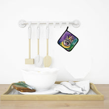 Load image into Gallery viewer, Norwegian Elkhound King of Mardi Gras Pot Holders - Set of 2 Decorative Kitchen Helpers | Made in the USA