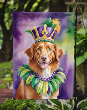 Load image into Gallery viewer, Nova Scotia Duck Tolling Retriever King of Mardi Gras Garden Flag - Vibrant Dog-Themed Yard Decor by Caroline's Treasures