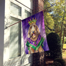 Load image into Gallery viewer, Otterhound King of Mardi Gras House Flag