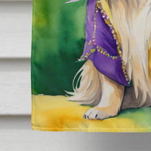 Load image into Gallery viewer, Pekingese King of Mardi Gras House Flag