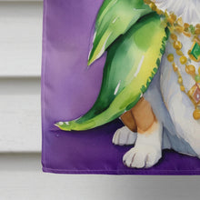 Load image into Gallery viewer, Corgi King of Mardi Gras House Flag