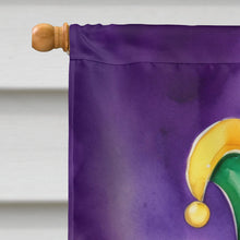 Load image into Gallery viewer, Poodle King of Mardi Gras House Flag