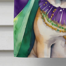 Load image into Gallery viewer, Pug King of Mardi Gras House Flag