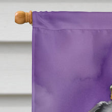 Load image into Gallery viewer, Black Pug King of Mardi Gras House Flag
