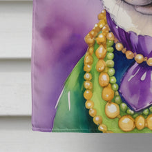 Load image into Gallery viewer, Rat Terrier King of Mardi Gras House Flag