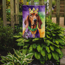 Load image into Gallery viewer, Redbone Coonhound King of Mardi Gras Garden Flag - Vibrant Dog-Themed Yard Decor by Caroline's Treasures