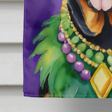 Load image into Gallery viewer, Rottweiler King of Mardi Gras House Flag