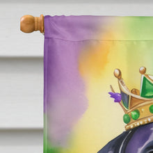 Load image into Gallery viewer, Rottweiler King of Mardi Gras House Flag