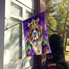Load image into Gallery viewer, Saint Bernard King of Mardi Gras House Flag