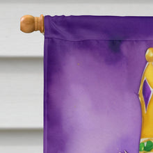Load image into Gallery viewer, Saint Bernard King of Mardi Gras House Flag