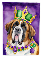 Load image into Gallery viewer, Saint Bernard King of Mardi Gras House Flag