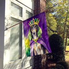 Load image into Gallery viewer, Saluki King of Mardi Gras House Flag