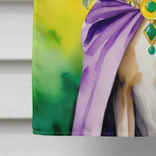 Load image into Gallery viewer, Saluki King of Mardi Gras House Flag