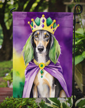 Load image into Gallery viewer, Saluki King of Mardi Gras Garden Flag - Vibrant Dog-Themed Yard Decor by Caroline's Treasures